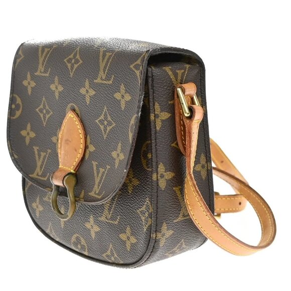 LOUIS VUITTON Mini Saint Cloud Shoulder Bag Monogram Leather BN M51244 82EF334 - Picture 2 of 16